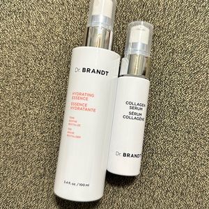 New Dr Brandt Hydrating Essence (retail $35) and Collagen serum (retail $60).
